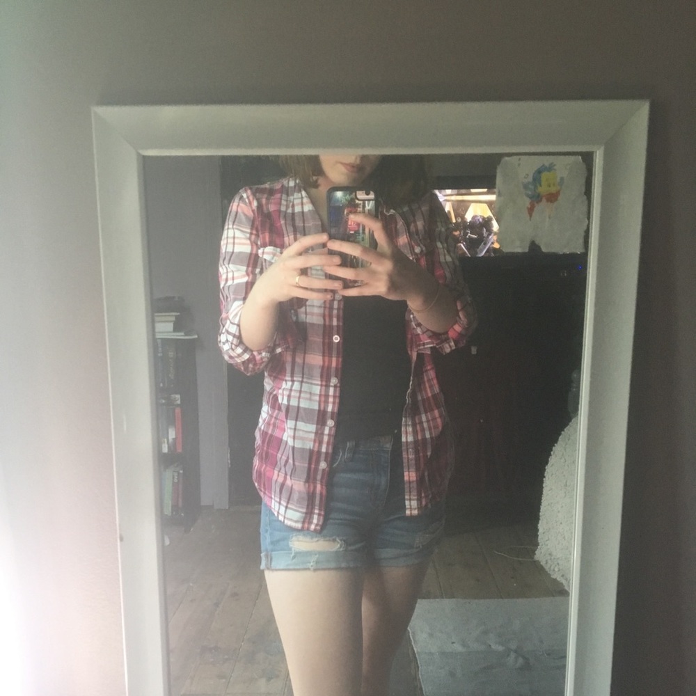 Plaid flannel// Aeropostale